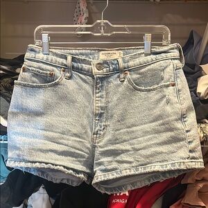 Abercrombie & Fitch Light Blue Denim Shorts